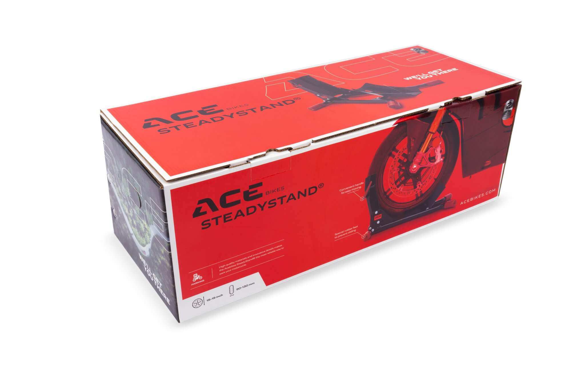 Acebikes - Soporte para motocicleta, SteadyStand Cross (modelo 190)